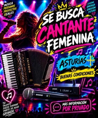 CANTANTE FEMENINA