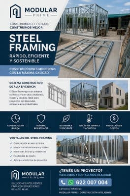 Buscamos Montadores de Steel Framing