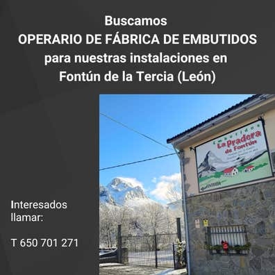 Se necesita Operario de Fábrica