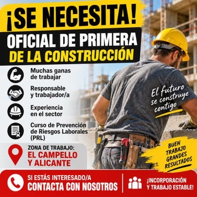Oficial de primera de ls construccion