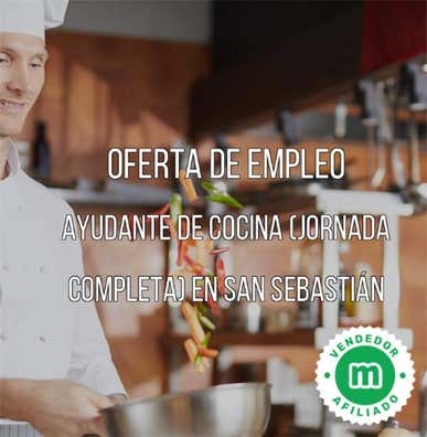 AYUDANTE DE COCINA EN DONSOTI
