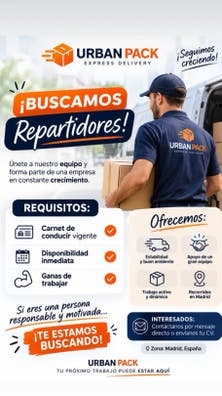Repartidor con furgoneta