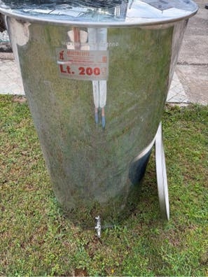 Bidon de acero inox 200L