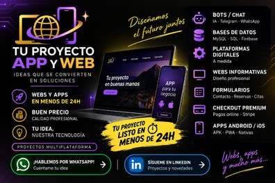 web y app