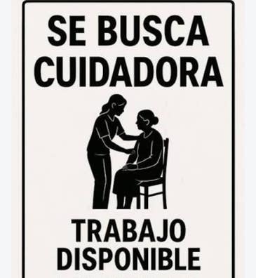 se busca cuidadora fines de semana