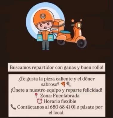 Busca Repartidor en Fuenlabrada