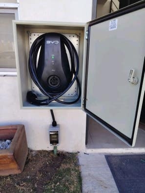 Instalación de cargadores de coches elec