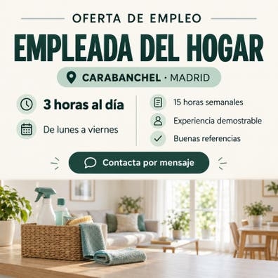 Empleada del hogar en Carabanchel