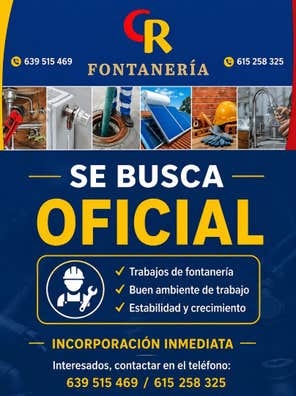 Oficial de primera fontanería