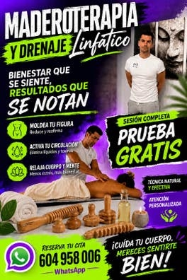 MODELO FEMENINA PARA MADEROTERAPIA
