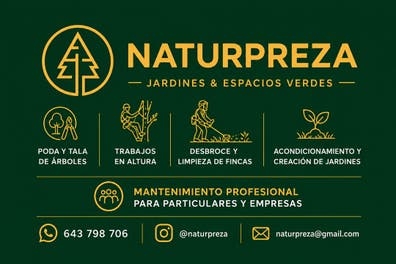 OFERTA DE EMPLEO PEÓN/AUXILIAR JARDINERO