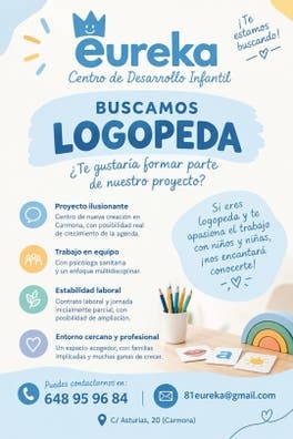 Oferta empleo logopeda