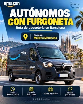 REPARTIDOR EN FURGONETA AUTÓNOMO