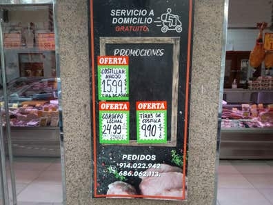 Dependiente o aprendiz de carnicero