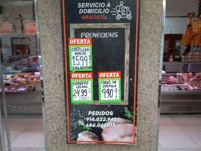 Dependiente o aprendiz de carnicero