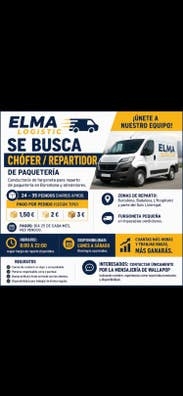 REPARTIDOR/A PAQUETERIA