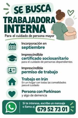 Trabajo indefinido IRUN INTERNA