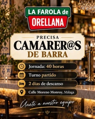 se precisa camareros