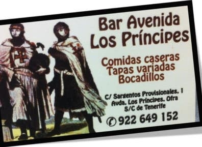 bar Avda los príncipes