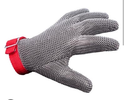 guantes de acero para carnicero