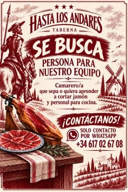 Camarer@,cociner@