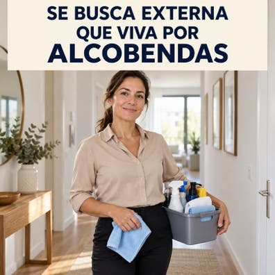 Se busca externa de Alcobendas