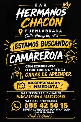Se busca camarer@