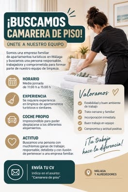 Servicio limpieza pisos turisticos