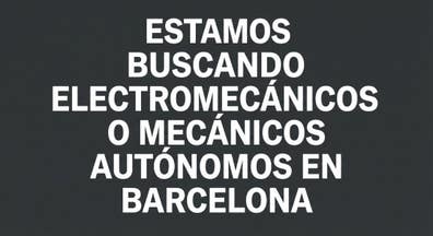 Mecanico/Electromecánico Autónomo BCN