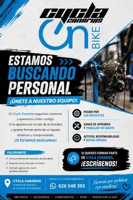 Buscamos Mecánico de Bicis
