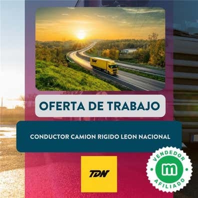 CONDUCTOR CAMION RIGIDO LEON NACIONAL