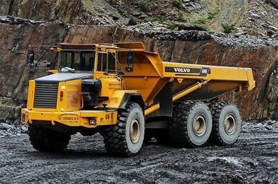 Maquinista dumper giratoria y carrilero