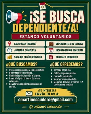 Dependiente de Estanco
