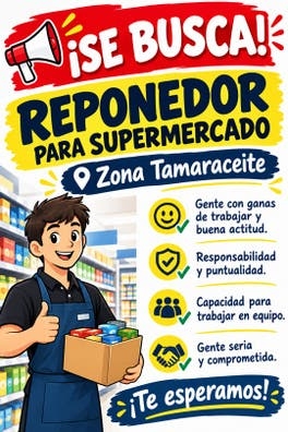 Reponedor para supermercado