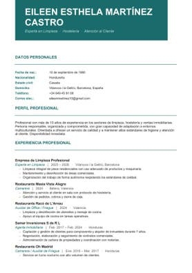 BUSCO EMPLEO CAMARERA