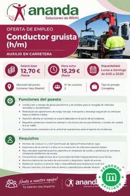 CONDUCTOR-GRUISTA (H/M)