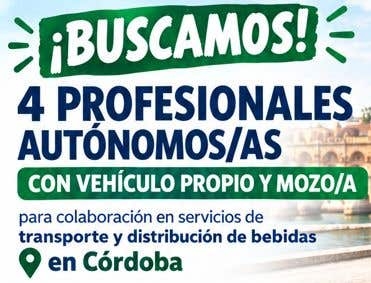 Repartidor/a autónomo con furgoneta