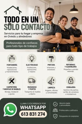 Profesionales para todos tipos de servic