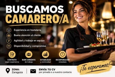 Camarero 20Horas y 40Horas
