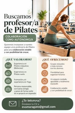 Monitor -a profesor -a de pilates