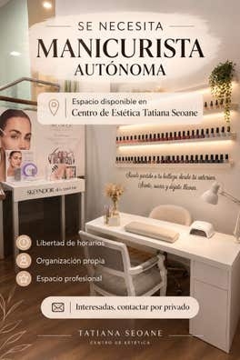 Se necesita manicurista autónoma