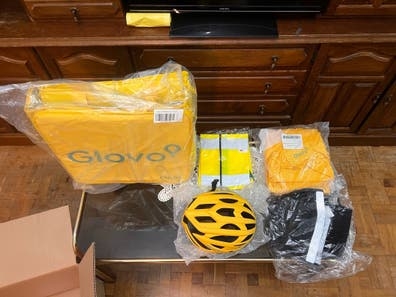 Conjunto de equipamiento para repartidor