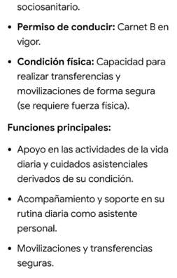 asistente personal con titulación