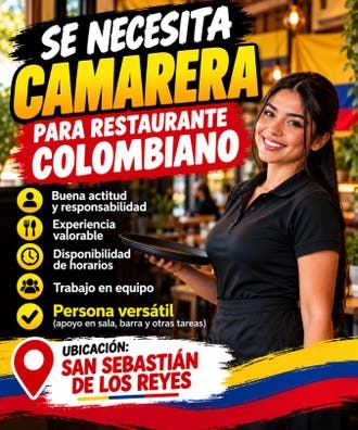 Se necesita camarera con experiencia
