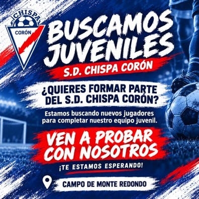 BUSCAMOS JUGADORES EL PARA JUVENIL
