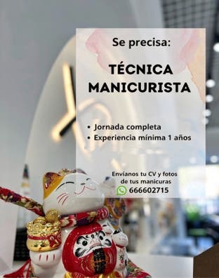Buscamos manicurista con experiencia