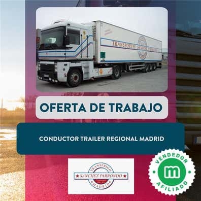 CONDUCTOR TRAILER REGIONAL MADRID