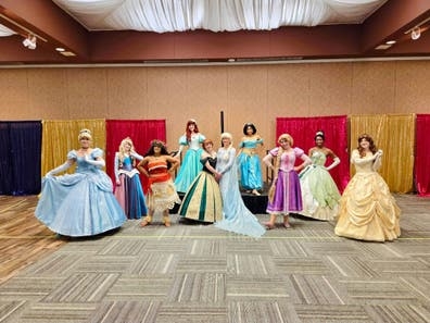 Princesas cabalgata