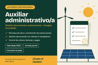 Auxiliar administrativo - Trabajo remoto