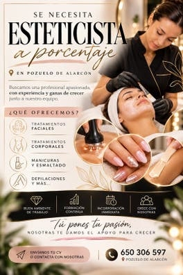 Buscamos esteticista